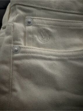 Louis Vuitton Slim Men's Jeans in Off-White